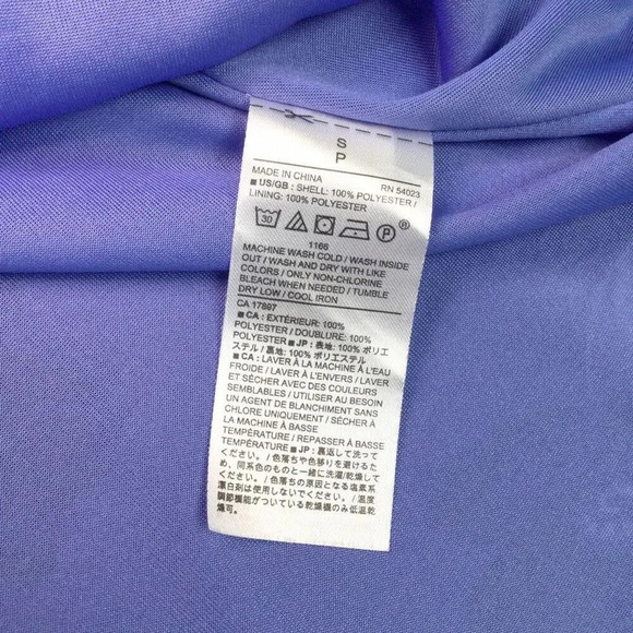 Banana Republic Womens Small Halter Style Dress Blue Floral Elastic Waist Flowy - Picture 4 of 9